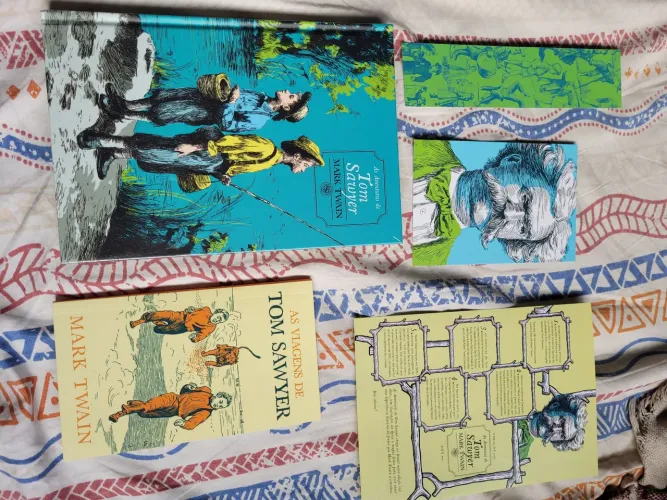 BOX " AS AVENTURAS DE TOM SAWYER" - EDITORA CLUBE DE LITERATURA CLÁSSICA.