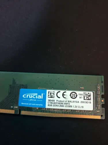 Memória RAM 8gb
