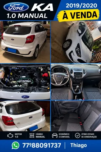 Ford KA 1.0 Se/se Plus Tivct Flex 5P 2020