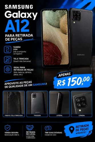 Samsung Galaxy A12 para Retirada De Peças