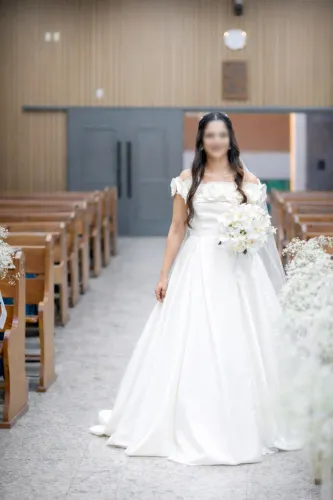 Vestido de Noiva Minimalista 36/38