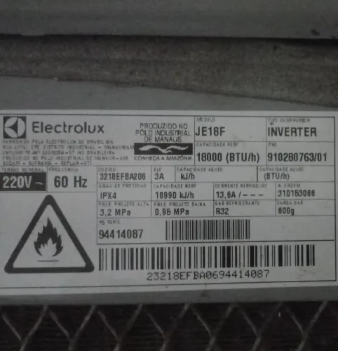 Motor Condensador Electrolux 18k