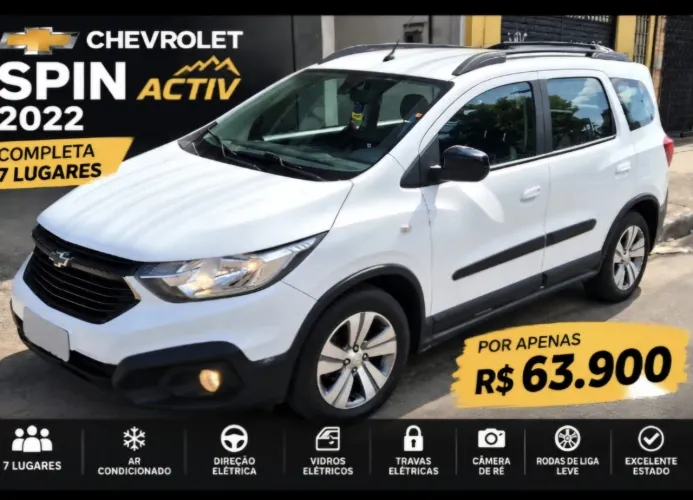 Chevrolet Spin Activ7 1.8 8V Econo.flex 5P Aut. 2022