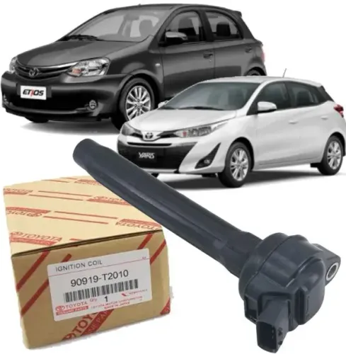 Bobina de Ignição Toyota Etios e Yaris 1.3 e 1.5 2016 a 2025 Diamond