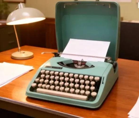 Maquina Olivetti Lettera 82 modelo Icônico anos 70. 80