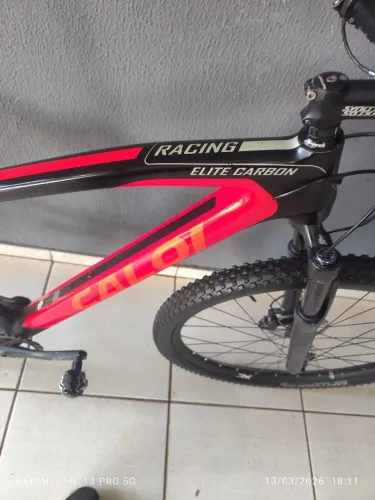 Caloi elite carbon tamanho 19
