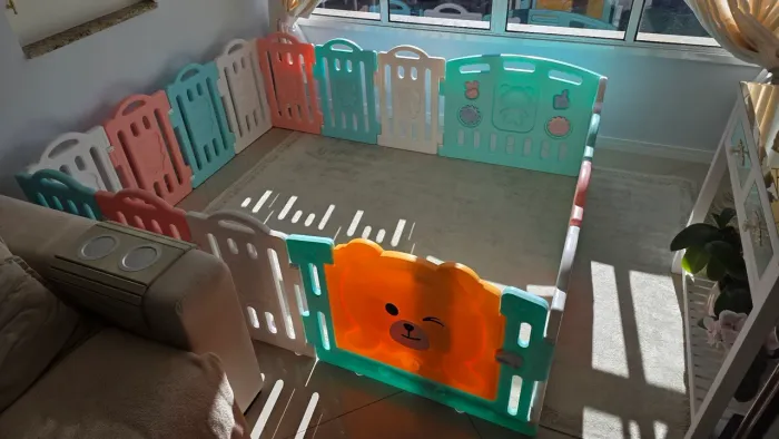 Cercadinho Chiqueirinho Modular Infantil para bebês