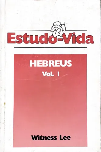 Coleção Estudo-vida Hebreus 3 Vols - Witness Lee (bem conservado)