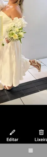 Vestido de noiva casamento civil 