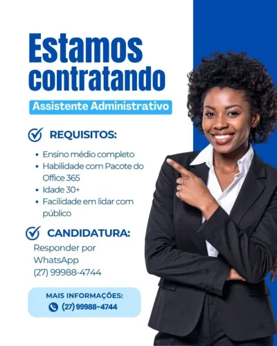 Vaga Secretária/SG