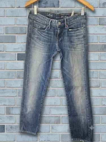 calça jeans levi's original slight curve anos 90