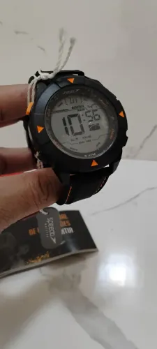 Rel[ogio Speedo Maculino Digital Azul / Laranja