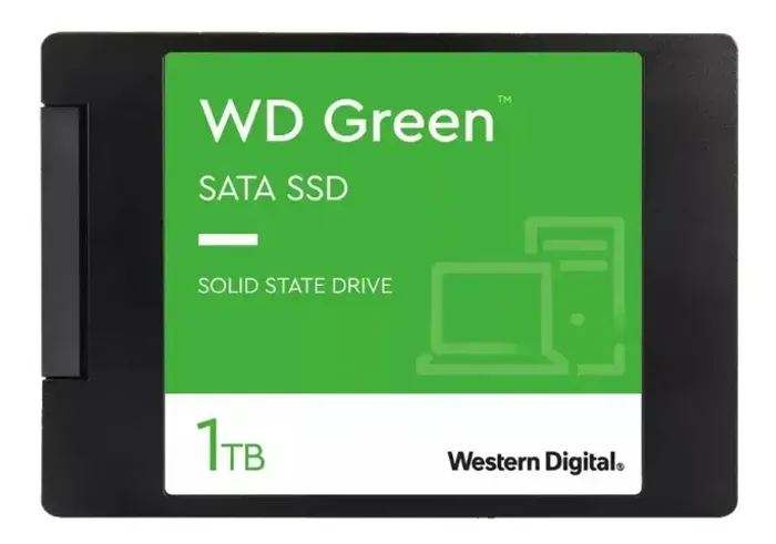 SSD interno Western Digital WD Green WDS100T3G0A 1TB verde