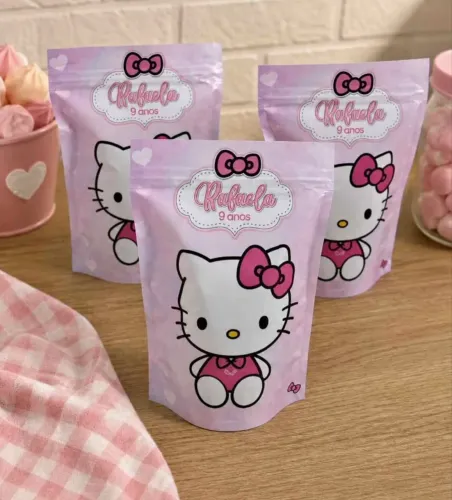 Saquinhos Ziplock Personalizados para Lembrancinhas Vários Temas