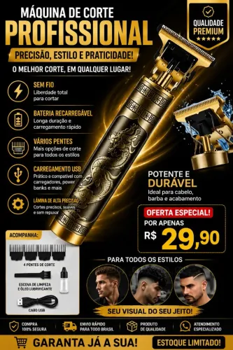 Máquina de cortar cabelo