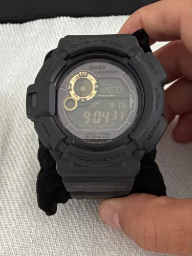 Relógio Masculino Casio G-Shock Solar Mudman Master of G Terra G-9300GB-1DR Mudman 