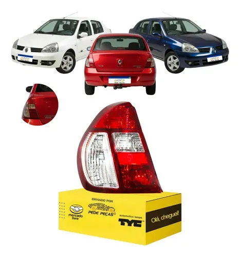 Lanterna Renault Clio Sedan 2005 06 07 08 09 10 2011 Le Esquerdo/motorista