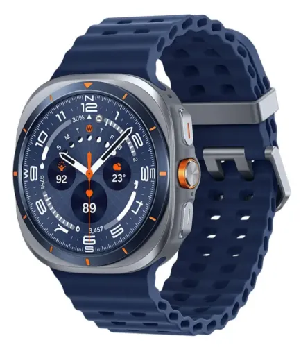 Samsung Galaxy Watch Ultra (2025) - Titânio Azul com Pulseira Azul