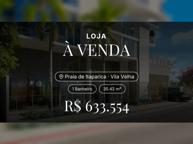 Praia de Itaparica: Lojas Comerciais com Alto Potencial de Valorização