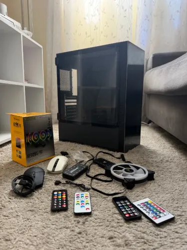 Gabinete CPU Gamer com Fan Novo + Periféricos 