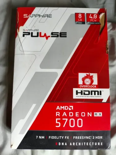 Placa de Vídeo Sapphire Pulse RX 5700 8GB GDDR6 + Caixa
