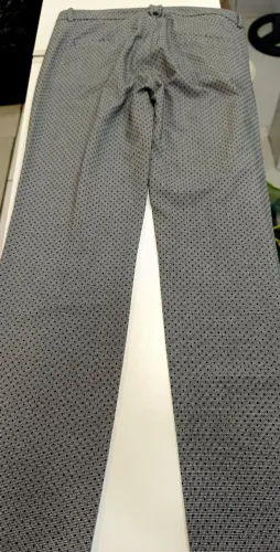 calça zara alfaiataria em jacquard texturizado tamanho 36 (m) no brasi