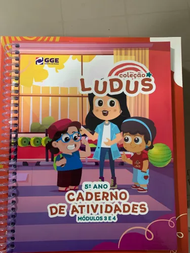 Livros de atividades Coleção LUDUS GGE MÓDULOS 3 e 4.
