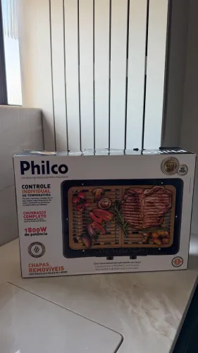 Churrasqueira Elétrica Polishop Plilco Pcq1800d* Medidas 56cmx40cmx13cm