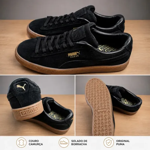 Tênis PUMA Suede Classic Black Gum