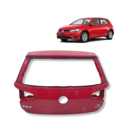 Tampa Traseira Golf 2014 a 2019 Vermelha (Peça:1)