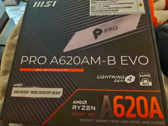 Placa Mae MSI PRO A620AM-B EVO AM5 DDR5