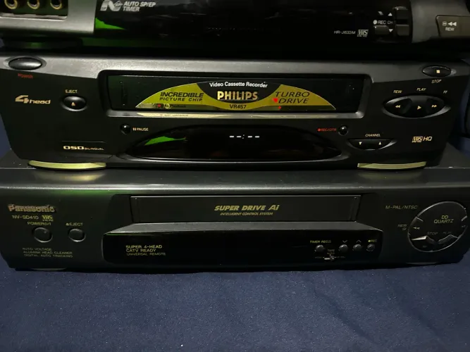 Lote Video Cassetes JVC/Panasonic/Philips
