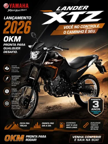 Yamaha XTZ 2026 0Km
