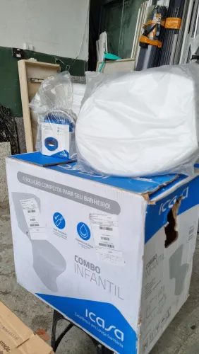 Kit Vaso Sanitário Infantil com Caixa Acoplada