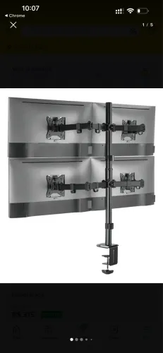 Suporte para 4 Telas/Monitores de 17 a 32 Polegadas 