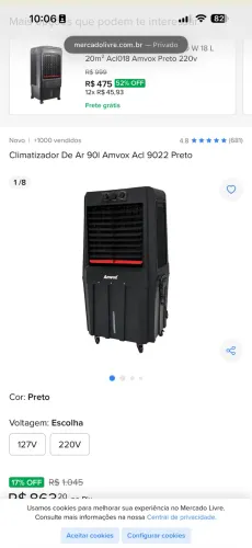 Climatizador 90l