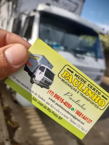 ? *PAULINHO FRETES, MUDANÇAS E TRANSPORTES - A Sua Solução em Transportes!* ?