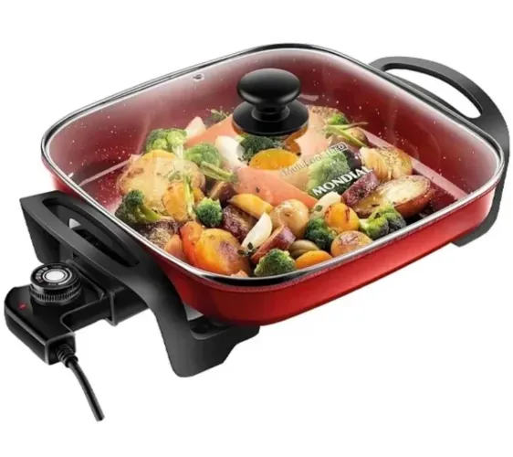 299,00   Panela Elétrica Mondial MultiCook Red PE-49-RC 220V