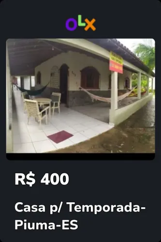 Casa temporada Piuma ES