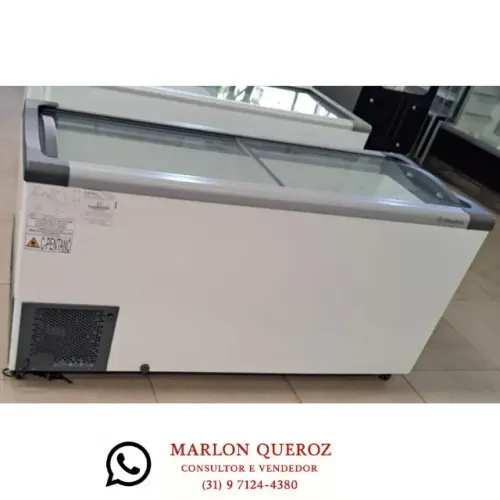 Freezer Horizontal Fricon 503L Tampa de Vidro