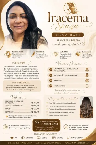 Especialista em Mega Hair 
