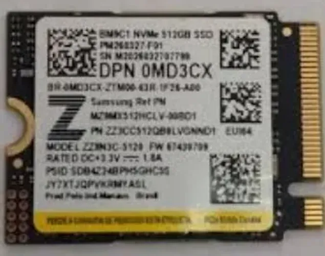 vendo M.2 NVME de 512GB da Samsung Novo