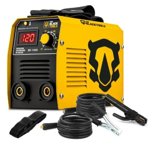 Máquina inversora de solda portátil MMA eletrodo 120A 220v Black tools