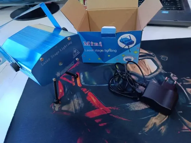 Mini Projetor Holográfico Laser Stage Lighting
