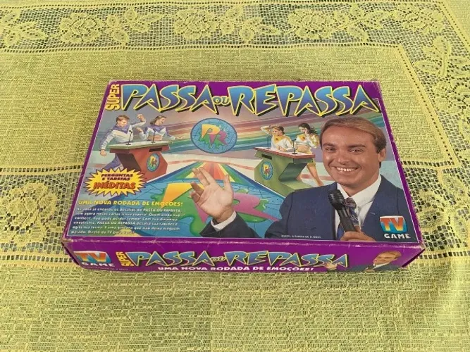 Jogo Super Passa ou Repassa Gugu Liberato Anos 90 - Completo e Clássico!