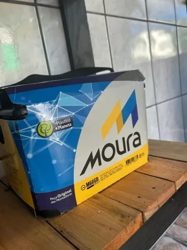 Bateria Moura 60Ah Nova Lacrada + Instalação Grátis 