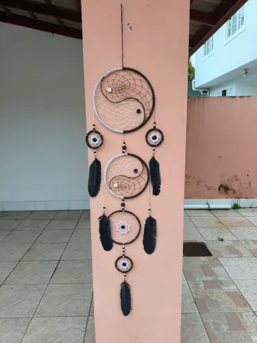 Filtro dos Sonhos Yin Yang Grande