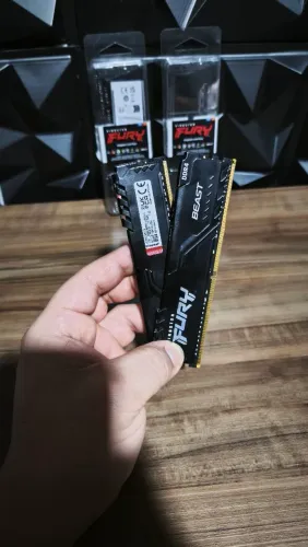 Memória ram ddr4 2x16=32g fury Kingston 3200mhz