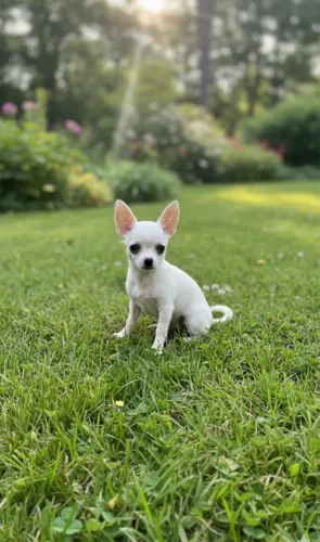 Linda filhote fêmea Chihuahua 