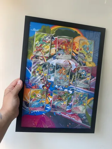 Quadro parceiros iniciais Pokémon tcg